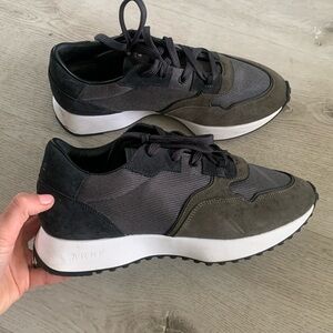 ARNE Essential Leather Suede Toe Trainer‎